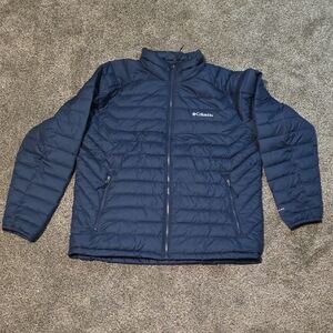 Columbia Men's Navy Puffer Jacket